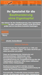 Mobile Screenshot of finanzierung-ohne-eigenkapital.de